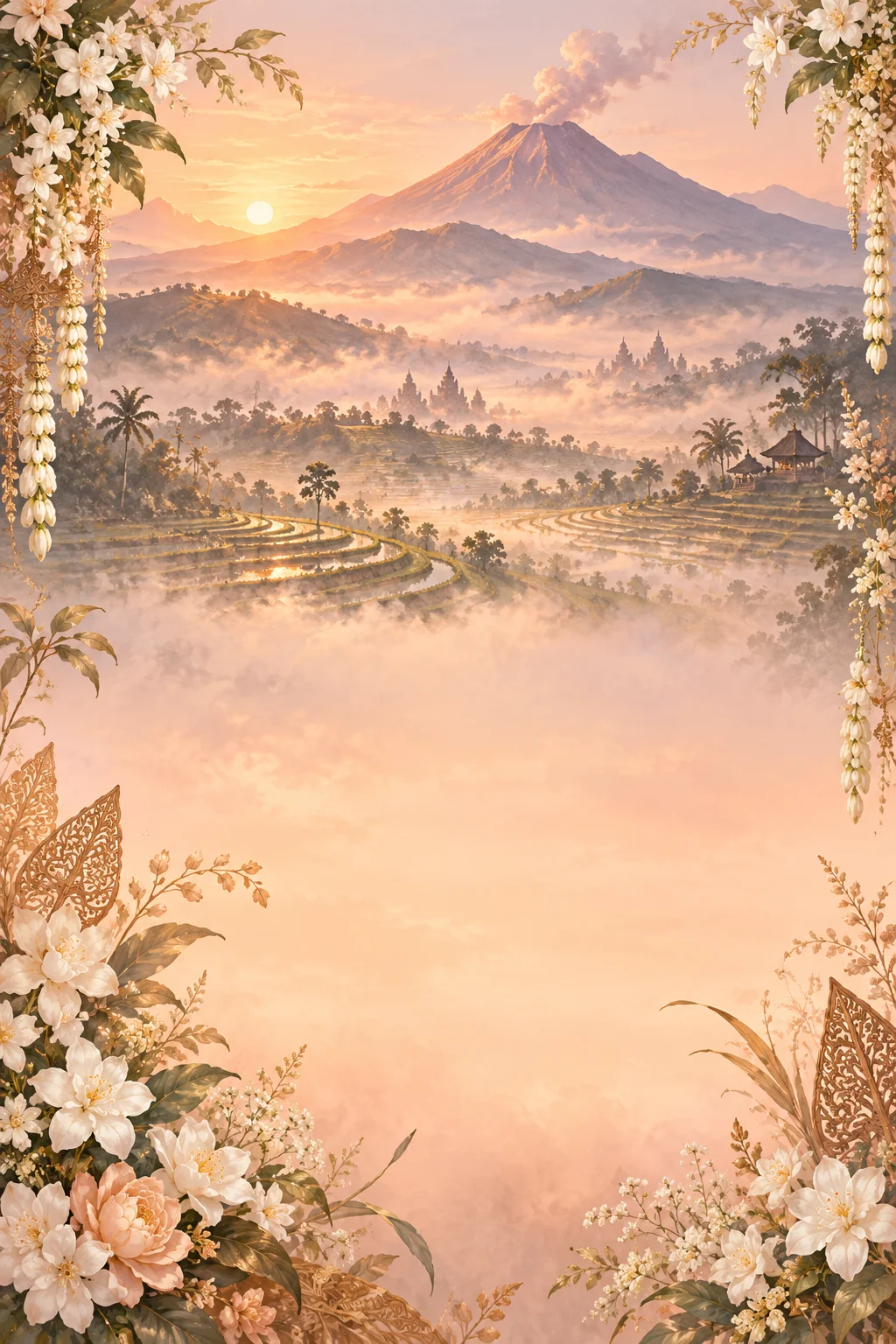 Ilustrasi Fajar Merapi